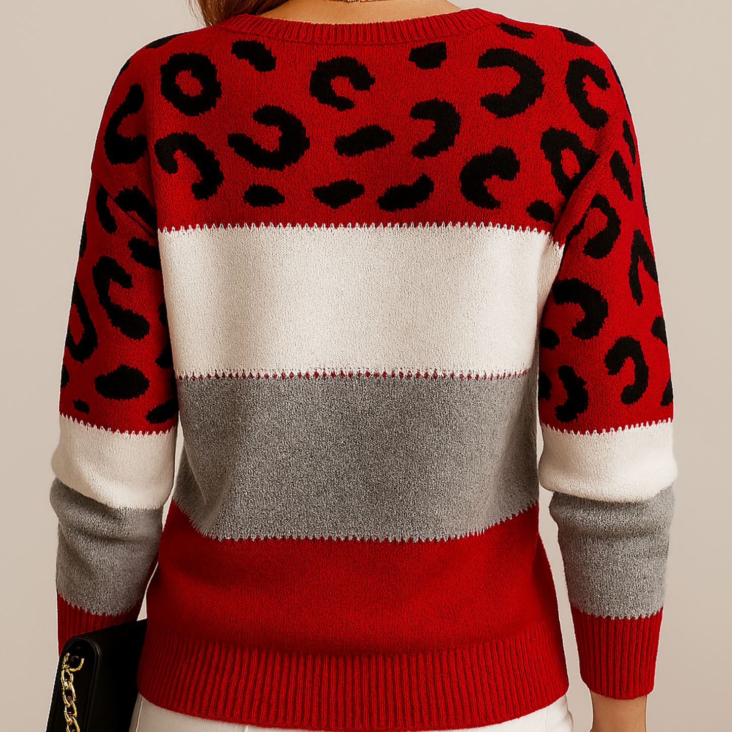 Seraphina™ – Ultra-Soft Leopard Knit Sweater