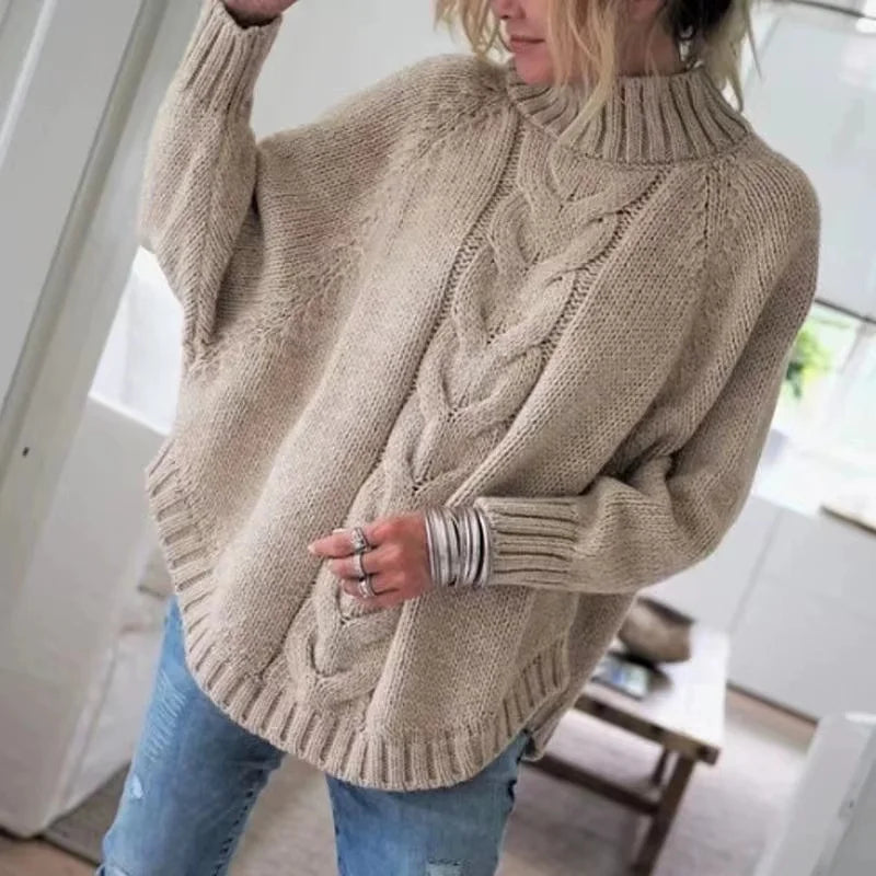 Vintage inspired cable knit jumper